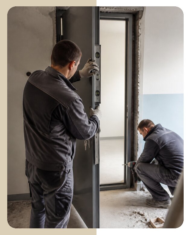 Установка технической двери под ключ с гарантией в Мегионе