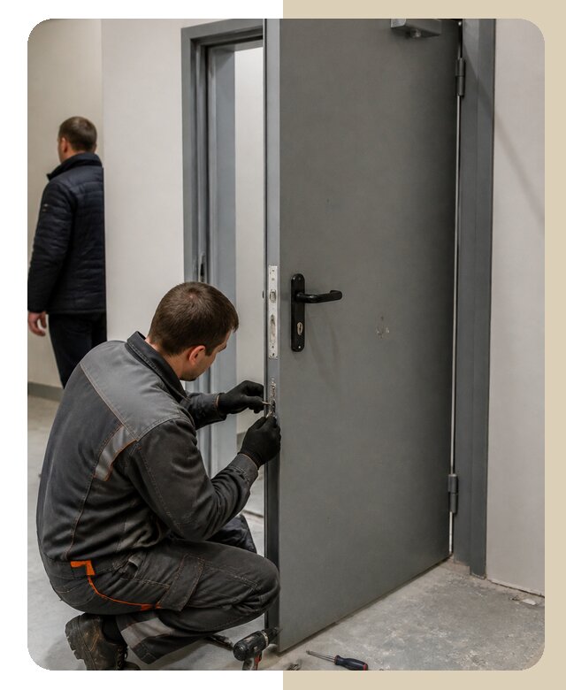 Ремонт противопожарной двери в Мегионе по цене 6776 р. | ДвериЛегко-Мго